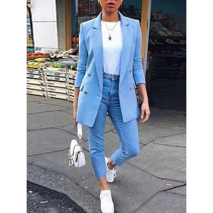 Élanor | Lange damesblazer met moderne pasvorm