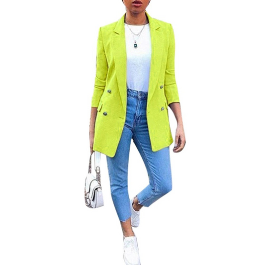 Élanor | Lange damesblazer met moderne pasvorm