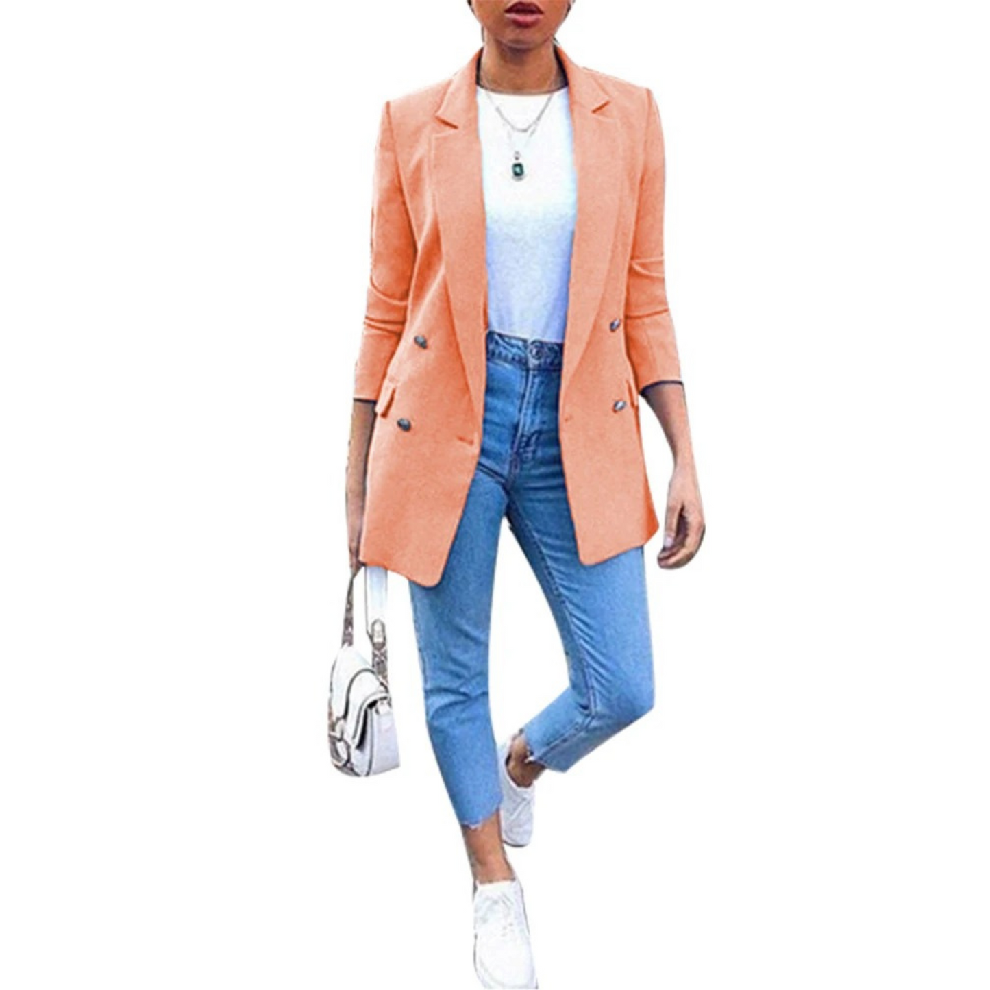 Élanor | Lange damesblazer met moderne pasvorm