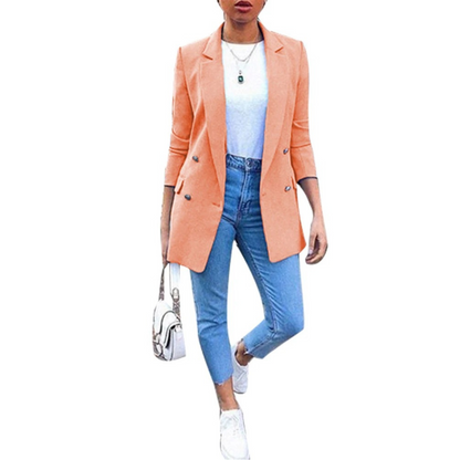 Élanor | Lange damesblazer met moderne pasvorm