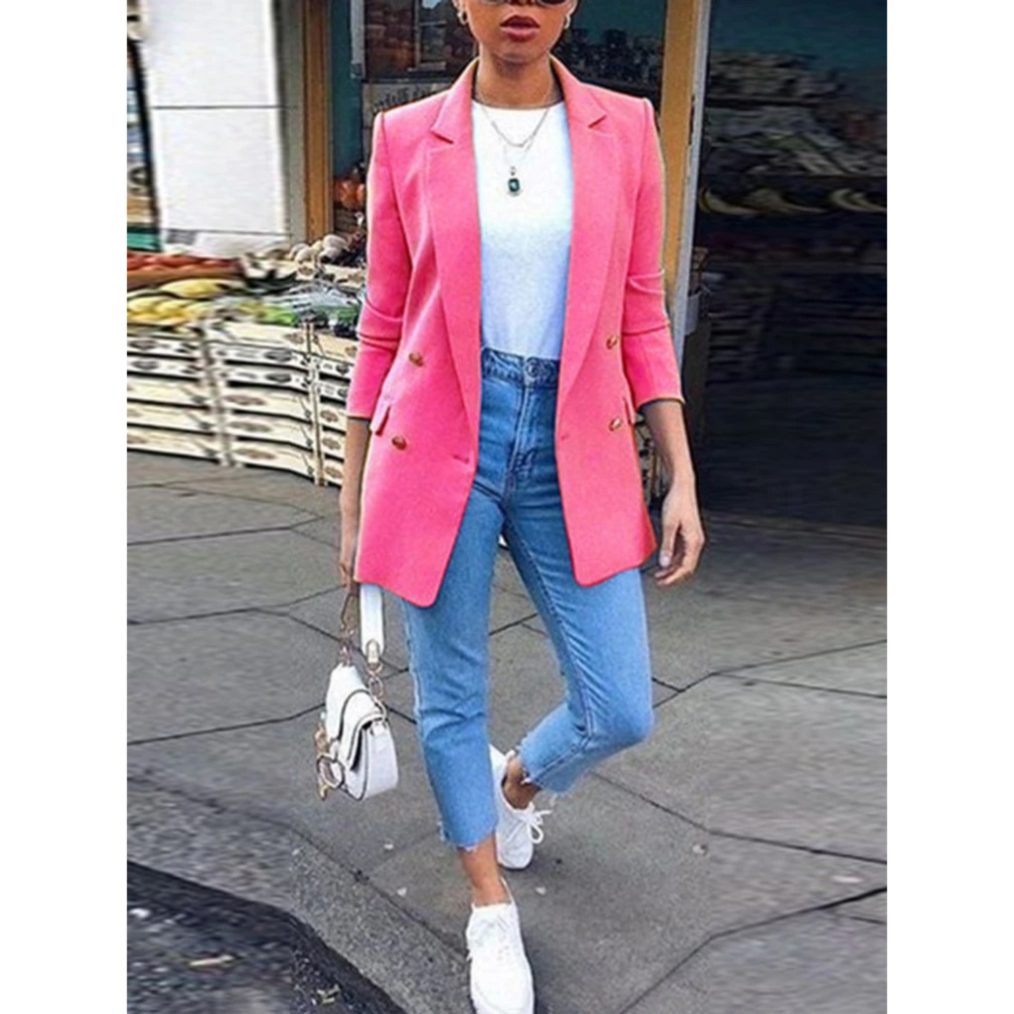 Élanor | Lange damesblazer met moderne pasvorm