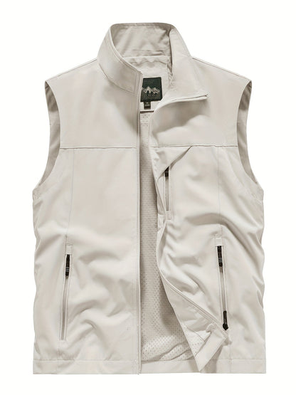 Élanor Heren Sportvest – Lichtgewicht Mouwloos Outdoor Vest van Polyester