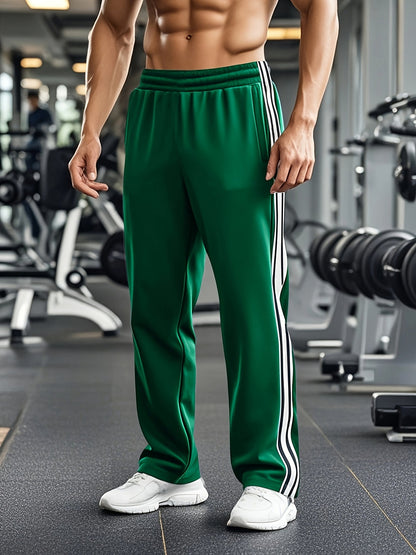 Élanor Heren Sportbroek – Ademend Lichtgewicht Trainingsbroek met Trekkoord en Zakken