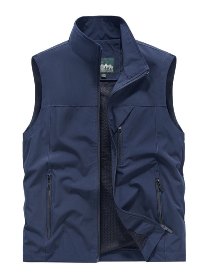 Élanor Heren Sportvest – Lichtgewicht Mouwloos Outdoor Vest van Polyester