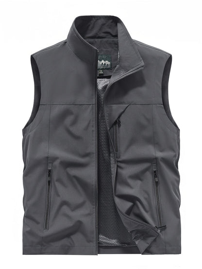 Élanor Heren Sportvest – Lichtgewicht Mouwloos Outdoor Vest van Polyester