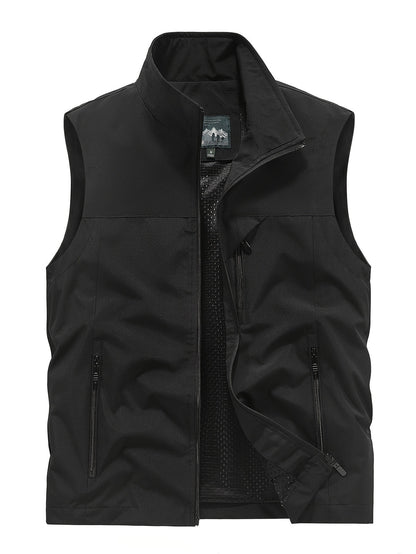 Élanor Heren Sportvest – Lichtgewicht Mouwloos Outdoor Vest van Polyester