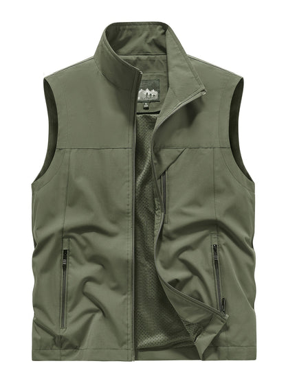 Élanor Heren Sportvest – Lichtgewicht Mouwloos Outdoor Vest van Polyester
