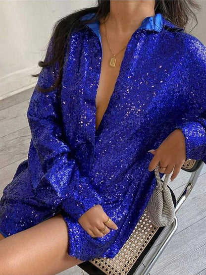 Veloria Oversized Blouse voor Dames met Elegante Details
