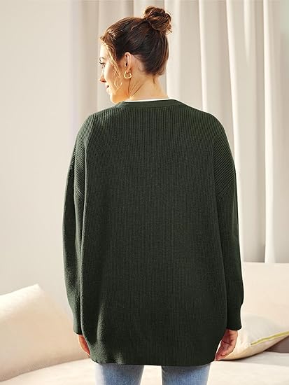 Évoque Lichte Cardigan met V-hals en Knoopsluiting – Gebreid Damesvest