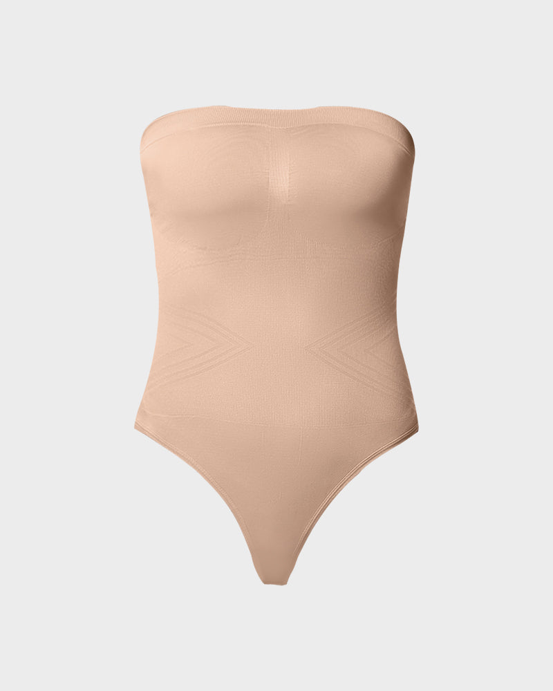 Évoque Seamless Straploze Bodysuit met Shaping Effect