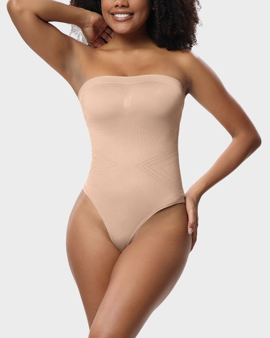 Évoque Seamless Straploze Bodysuit met Shaping Effect