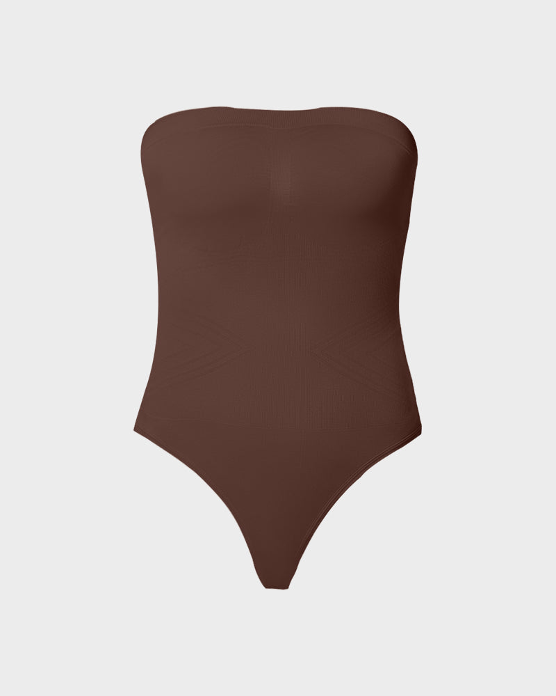 Évoque Seamless Straploze Bodysuit met Shaping Effect