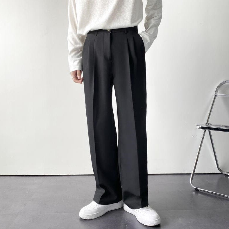 Monde Slim Fit Pantalon voor Heren met Steekzakken – Polyester