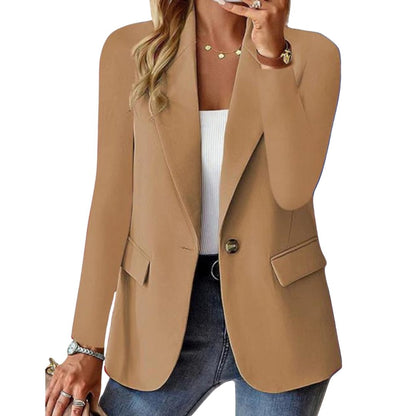 Veloria Luxe Blazer met Verfijnde Snit – Tijdloos en Elegant