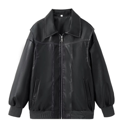 Évoque | Leren bomberjack voor dames en heren – tijdloos oversized model