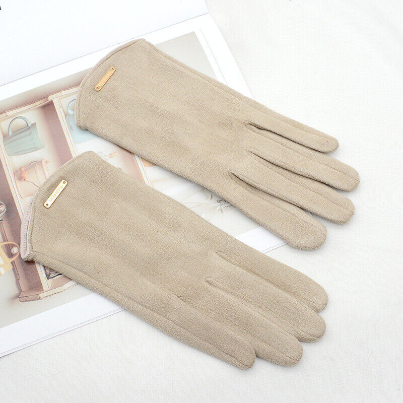 Élanor | Klassieke suède handschoenen met kasjmier voering