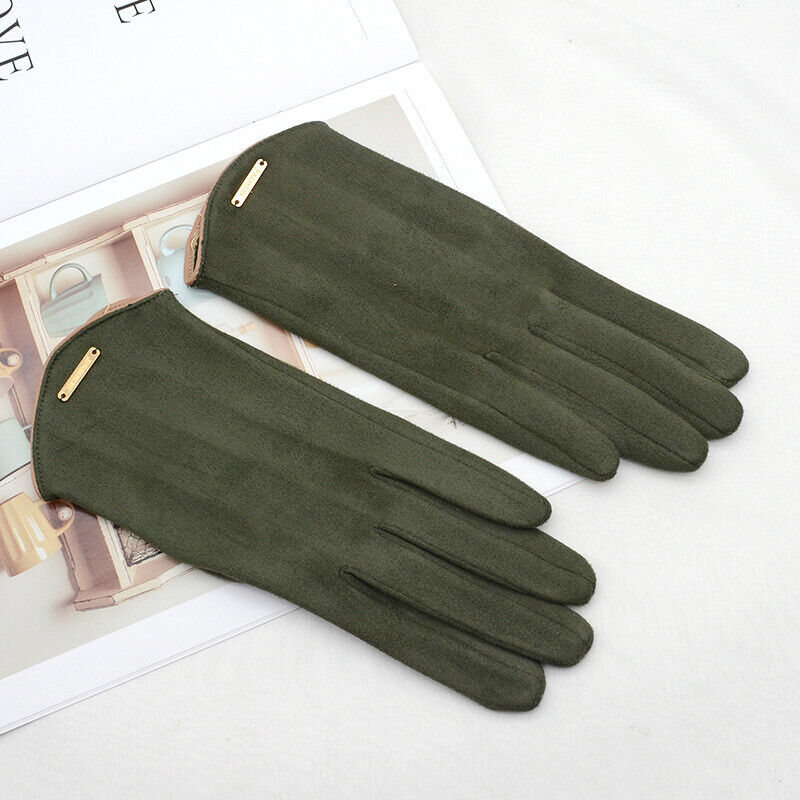 Élanor | Klassieke suède handschoenen met kasjmier voering