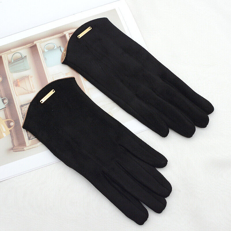 Élanor | Klassieke suède handschoenen met kasjmier voering