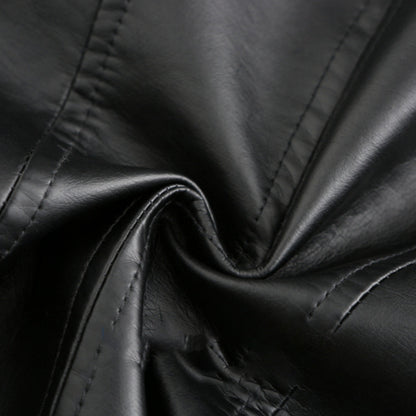 Veloria | Leren damesjas met elegante kraag en ritssluiting