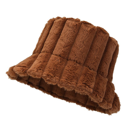 Élanor | Warme bucket hat van zachte fleece voor herfst en winter
