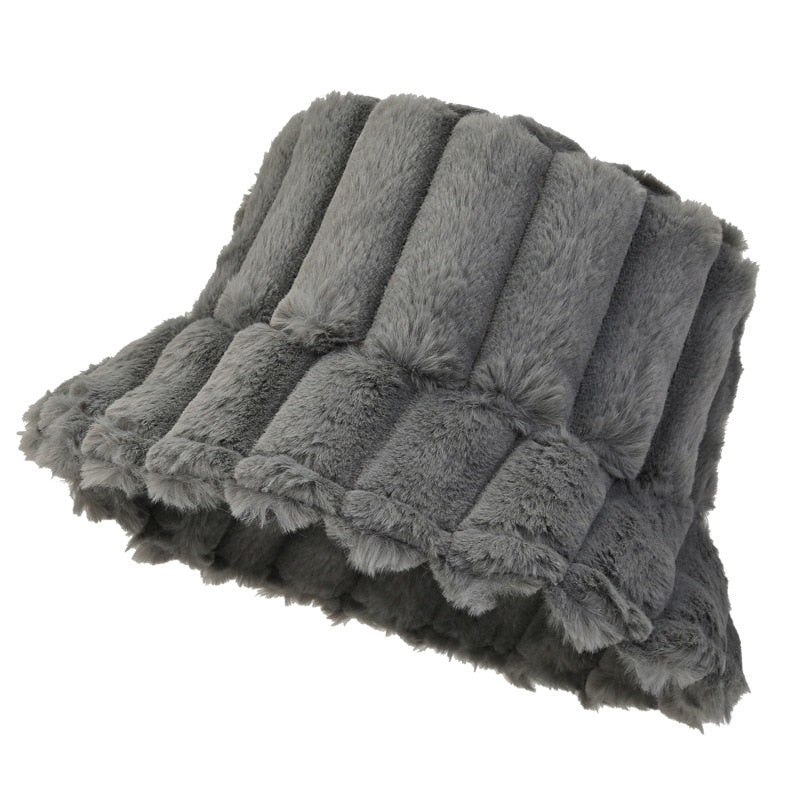 Élanor | Warme bucket hat van zachte fleece voor herfst en winter