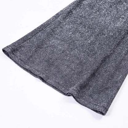 Évoque | Dames hoge taille broek met glanzende pailletten