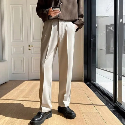Monde Slim Fit Pantalon voor Heren met Steekzakken – Polyester