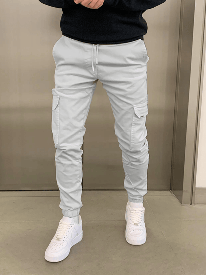 Veloria | Cargo Jogger Broek met Elastische Taille en Functionele Zakken