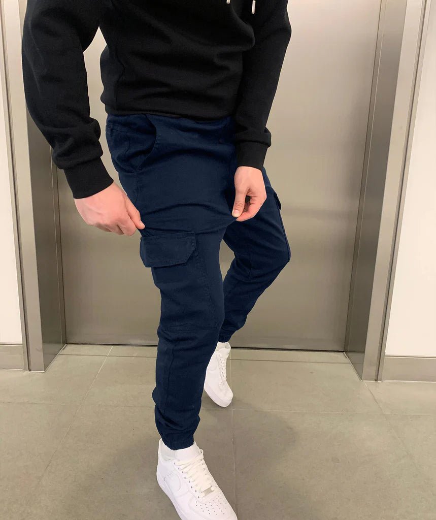 Veloria | Cargo Jogger Broek met Elastische Taille en Functionele Zakken