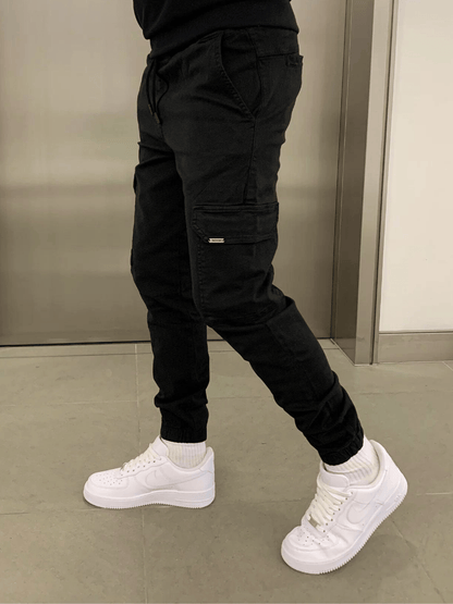 Veloria | Cargo Jogger Broek met Elastische Taille en Functionele Zakken