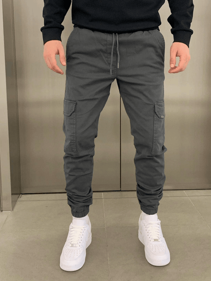 Veloria | Cargo Jogger Broek met Elastische Taille en Functionele Zakken