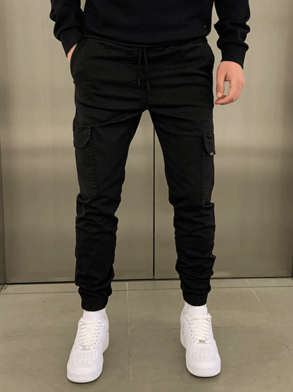 Veloria | Cargo Jogger Broek met Elastische Taille en Functionele Zakken