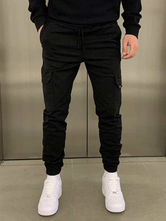 Veloria | Cargo Jogger Broek met Elastische Taille en Functionele Zakken
