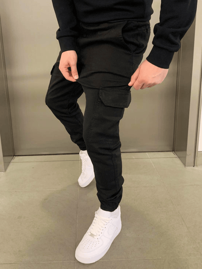 Veloria | Cargo Jogger Broek met Elastische Taille en Functionele Zakken