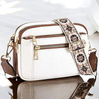 Beige met bruin