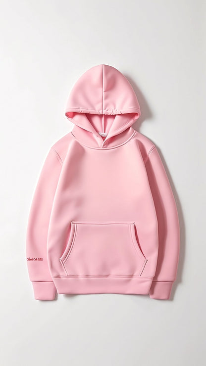 Élanor Geborduurde Hoodie met Tropisch Rugmotief – Unisex Kapuzenpullover