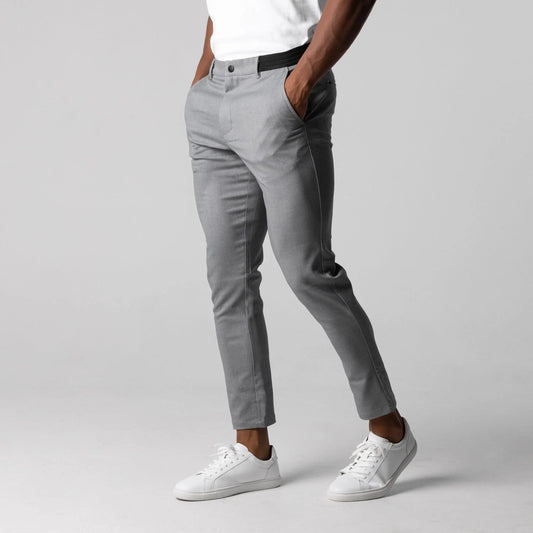Évoque Slim-Fit Chino Broek voor Heren – Elegante Stretch Katoen