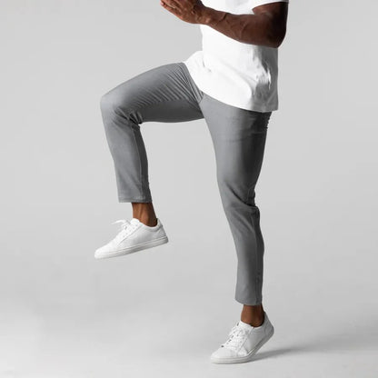 Évoque Slim-Fit Chino Broek voor Heren – Elegante Stretch Katoen