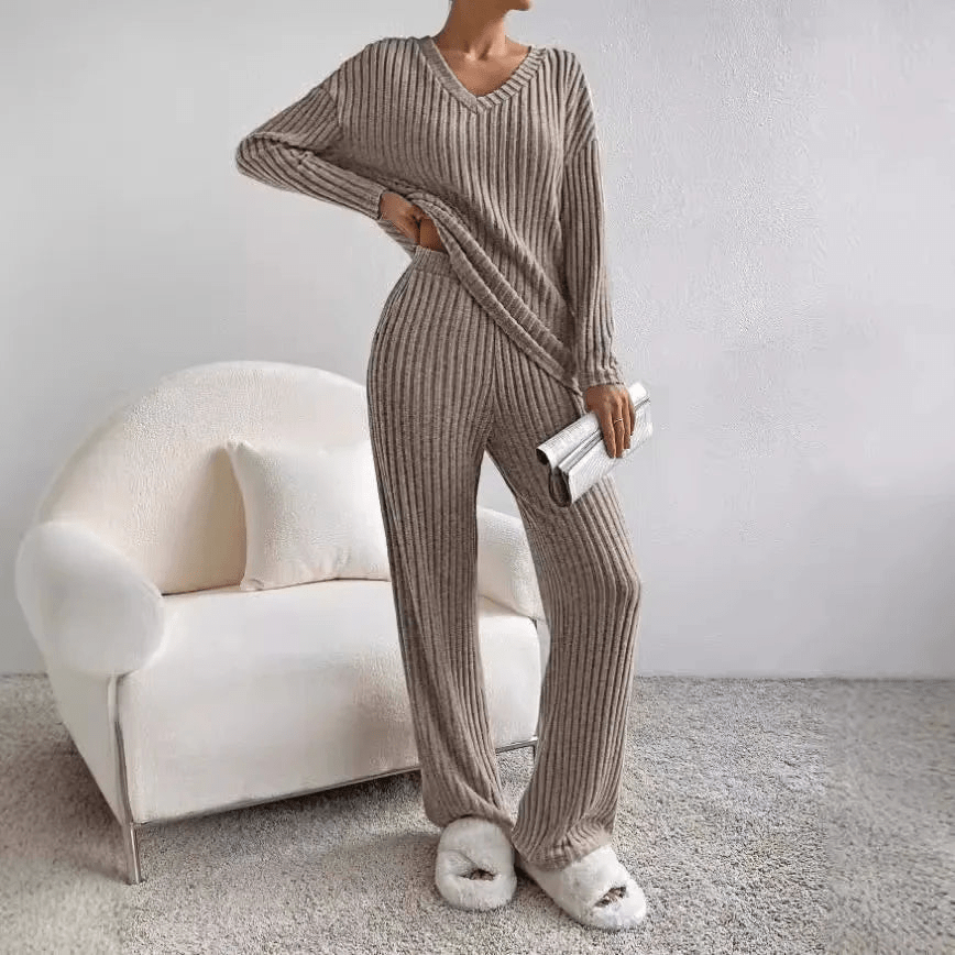 Élanor Tweedelige Lounge-Set Dames – Comfortabele Loungewear met Losse Pasvorm