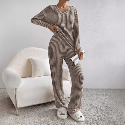 Élanor Tweedelige Lounge-Set Dames – Comfortabele Loungewear met Losse Pasvorm