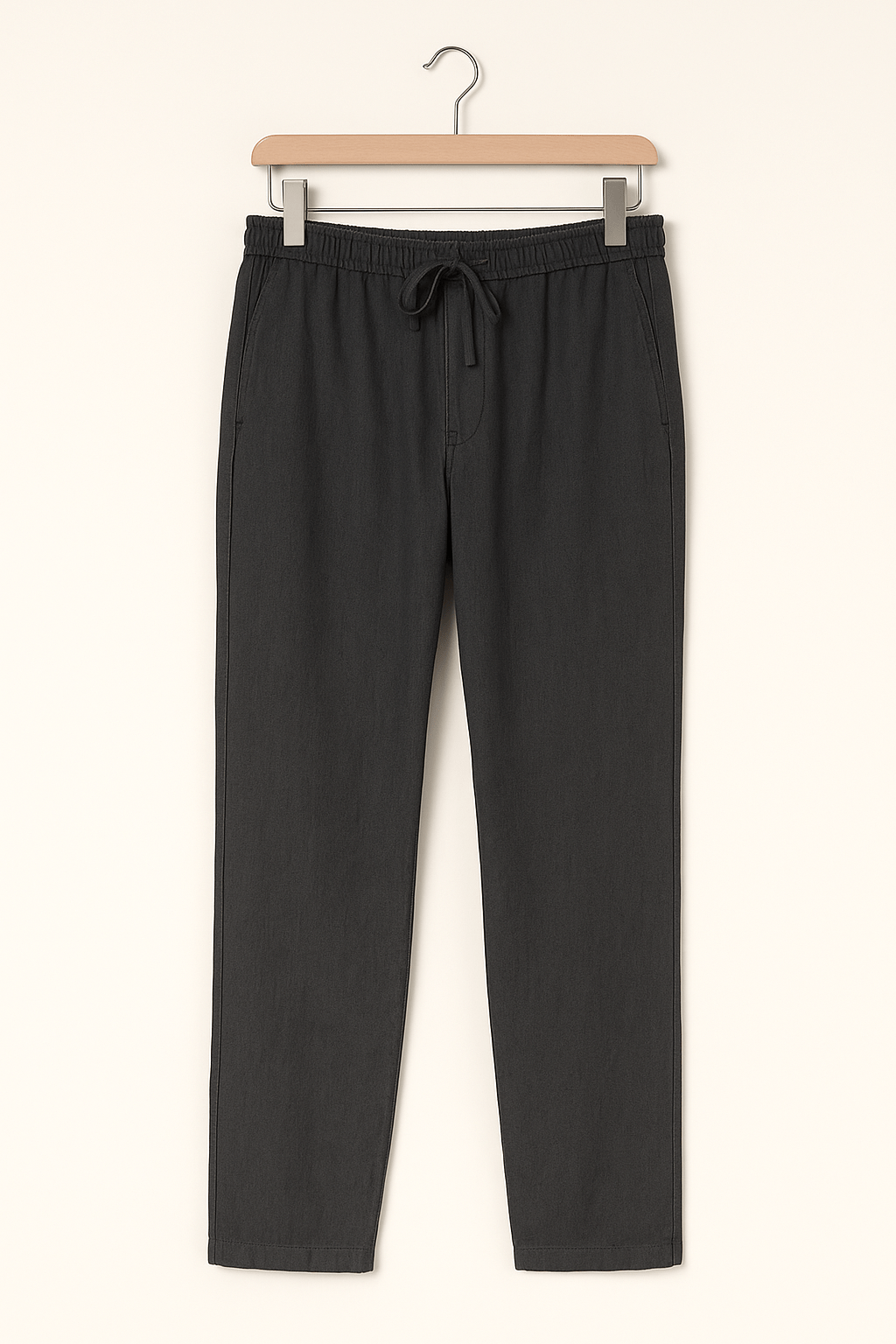 Évoque Tapered Linnenbroek met Kordelzug – Luchtige Zomerhose voor Heren