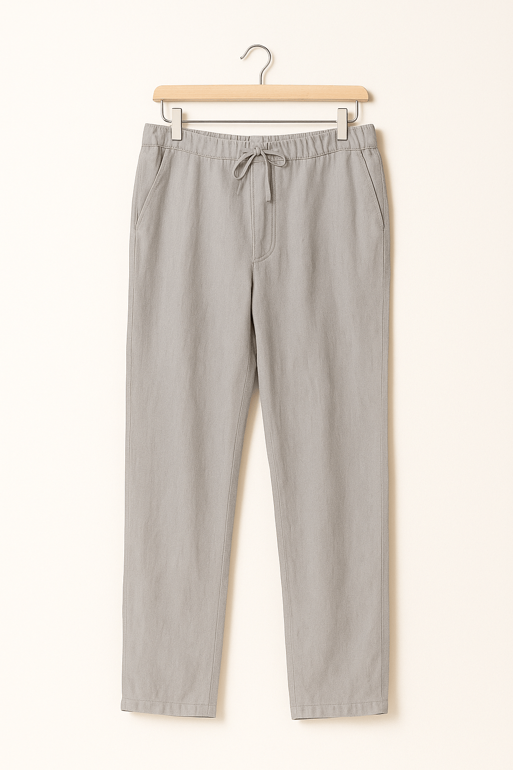 Évoque Tapered Linnenbroek met Kordelzug – Luchtige Zomerhose voor Heren