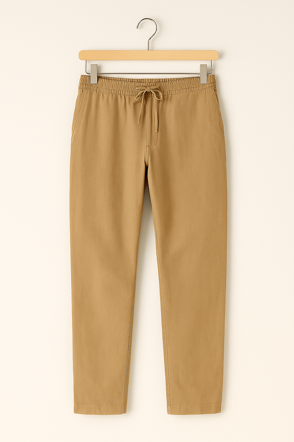 Évoque Tapered Linnenbroek met Kordelzug – Luchtige Zomerhose voor Heren