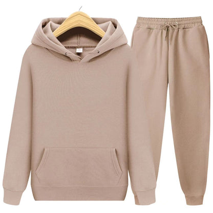 Élanor Unisex Hoodie en Joggingbroek Set – Comfortabele Loungewear voor Elke Dag