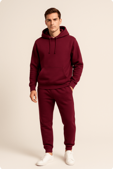 Élanor Unisex Hoodie en Joggingbroek Set – Comfortabele Loungewear voor Elke Dag