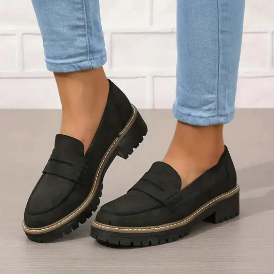 Évoque | Chunky loafers met dikke zool en tijdloos penny-ontwerp voor dames