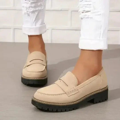 Évoque | Chunky loafers met dikke zool en tijdloos penny-ontwerp voor dames
