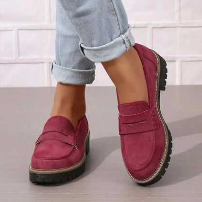 Évoque | Chunky loafers met dikke zool en tijdloos penny-ontwerp voor dames