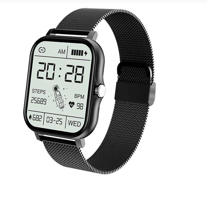 Seljo Dames smartwatch digitaal – waterdicht, Bluetooth, gezondheids- en fitnessfunctie