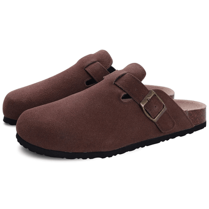 Reverie Suède Leren Mulesandalen voor Dames – Elegant en Stijlvol Design